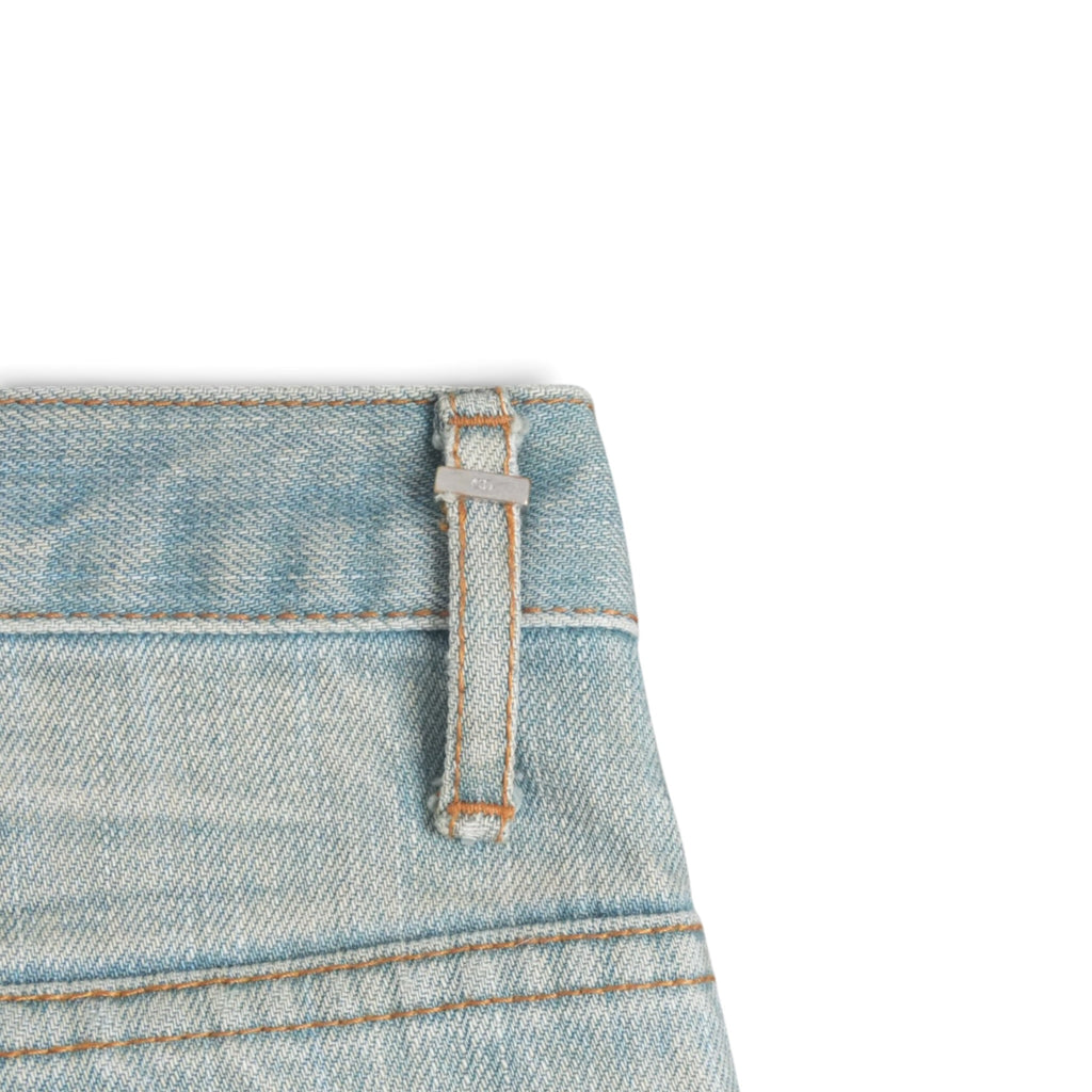 Dior SS04 Strip bleu claire denim