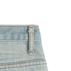 Dior SS04 Strip bleu claire denim
