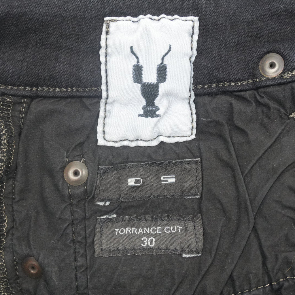 Rick Owens SS17 Walrus waxed torrance cut denim