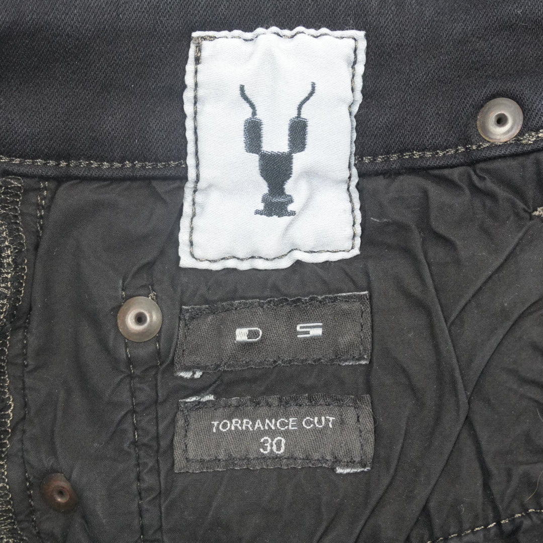 Rick Owens SS17 Walrus waxed torrance cut denim