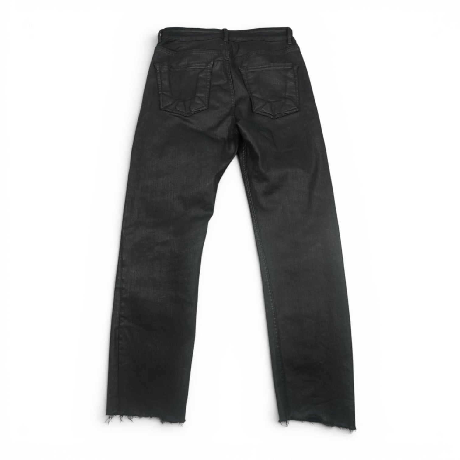 Rick Owens SS17 Walrus waxed torrance cut denim