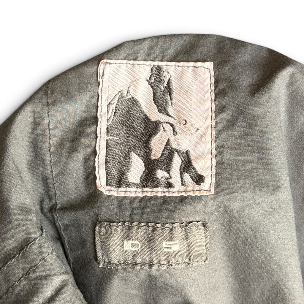 Rick Owens Olmar & Mirta waxed creatch cargo