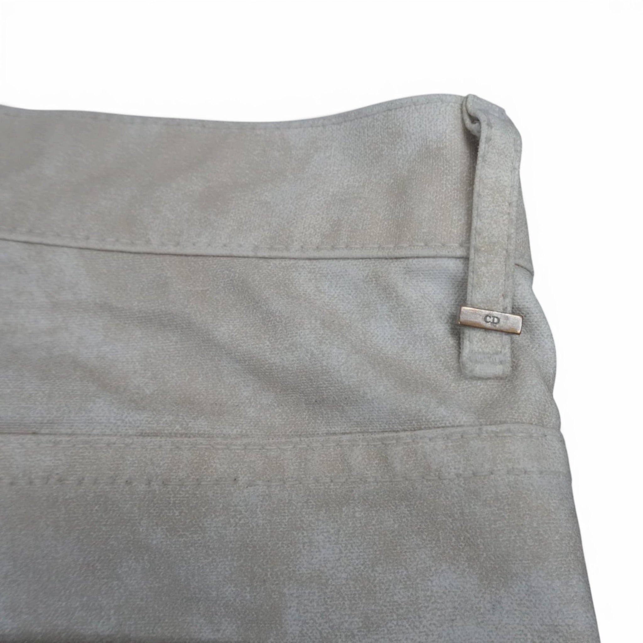 Dior AW03 “Luster” waxed white denim