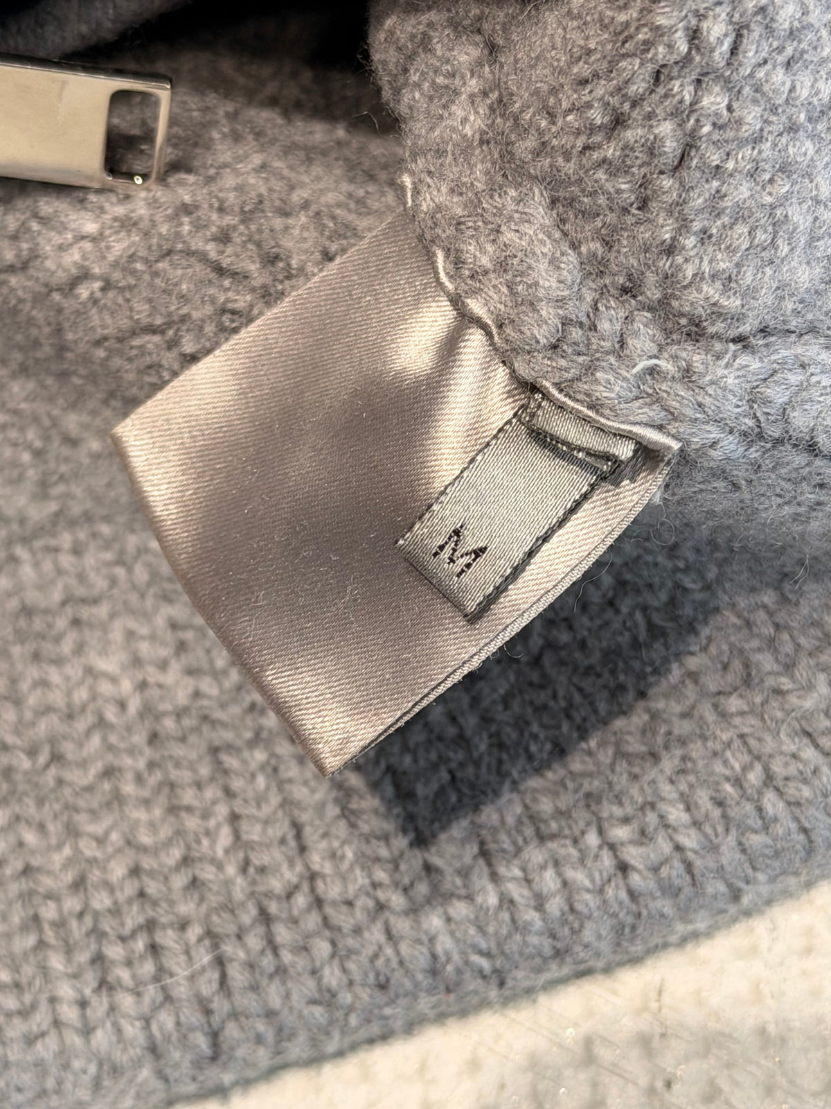 Dior AW03 Luster Wool Biker Heavy Sweater/Jacket