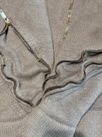 Dior AW03 Luster Wool Biker Heavy Sweater/Jacket