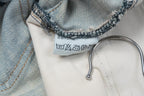 Dior SS04 Strip bleu claire denim
