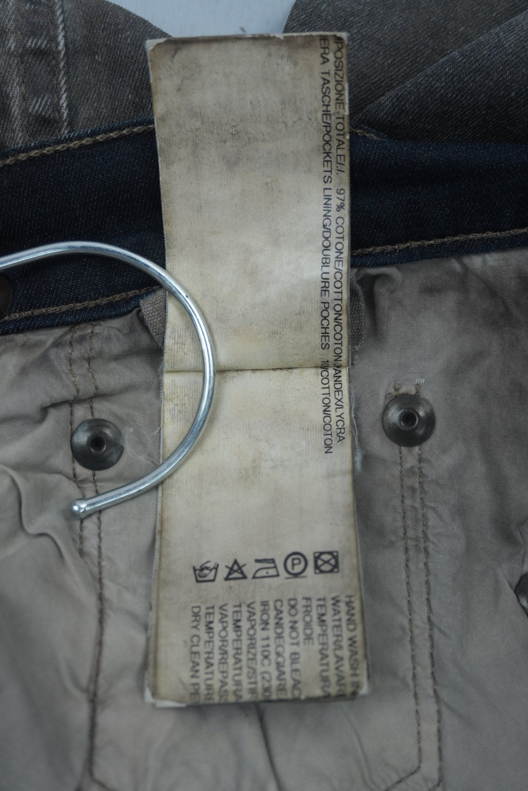 Rick Owens AW15 Sphinx dark dust berlin cut denim