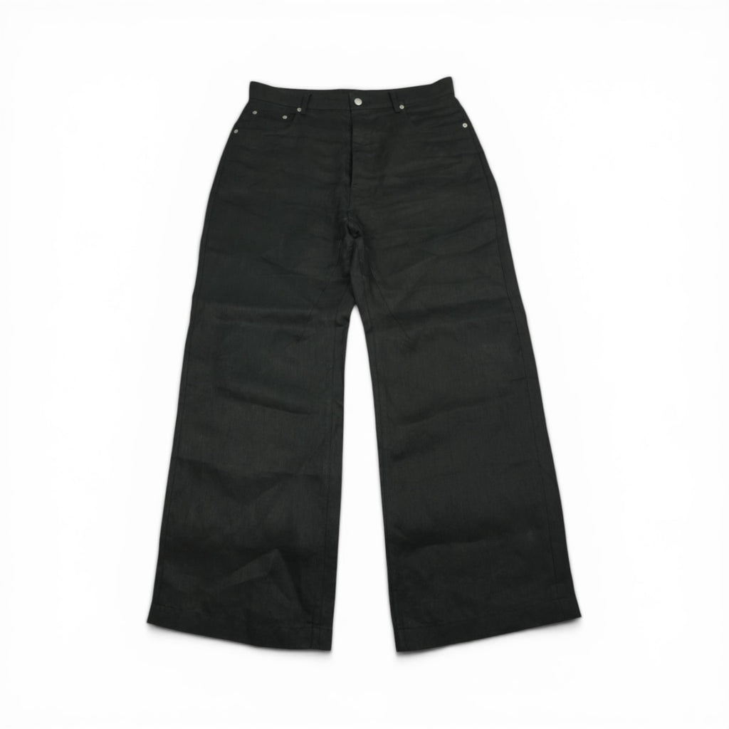 Rick Owens SS25 Hollywood waxed linen pants