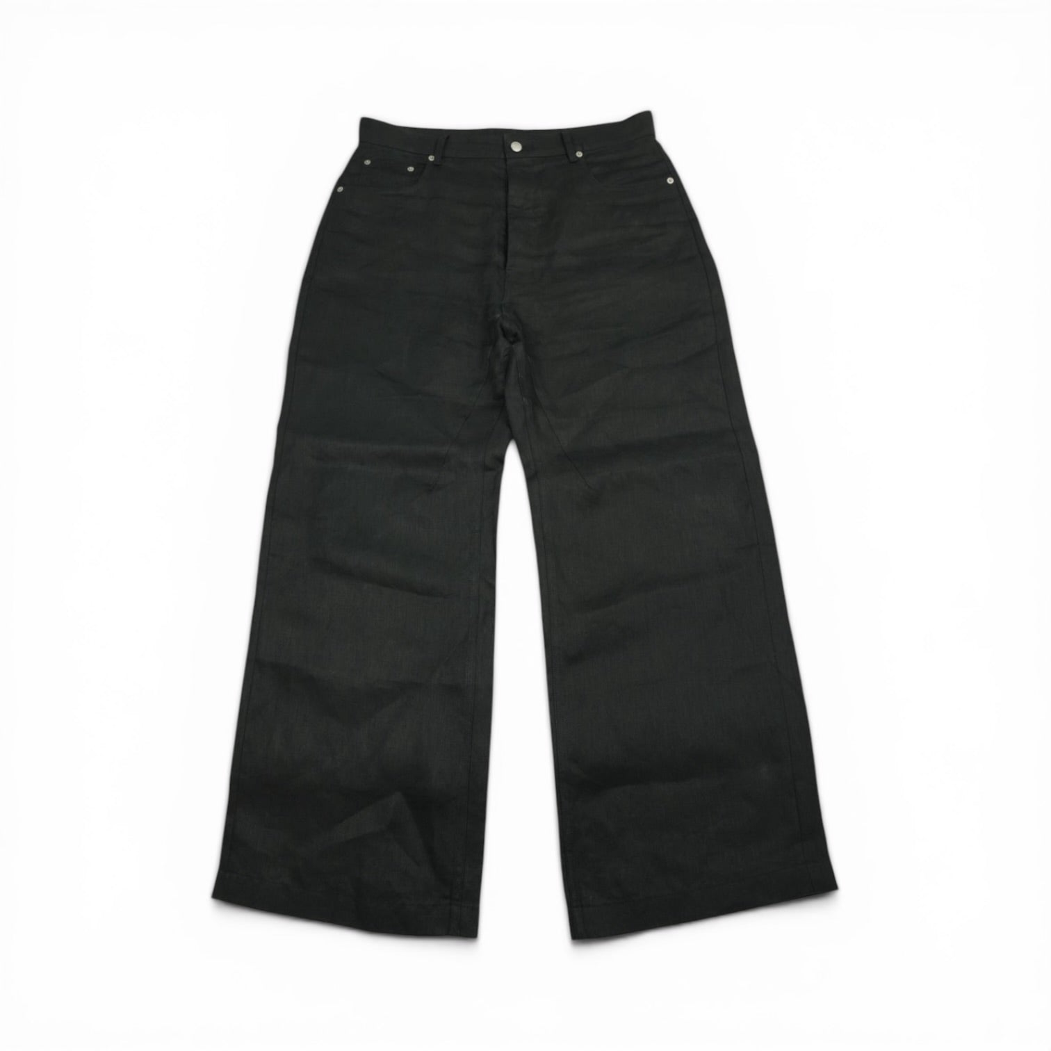 Rick Owens SS25 Hollywood waxed linen pants
