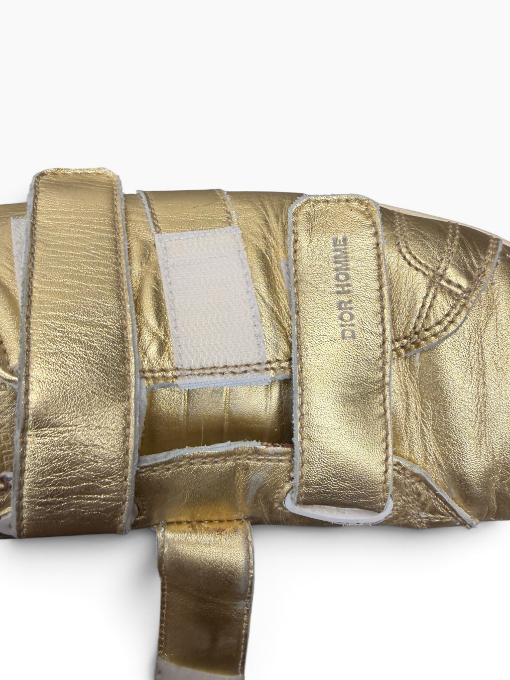 Dior AW07 Navigate Gold Straps Gats By Hedi Slimane