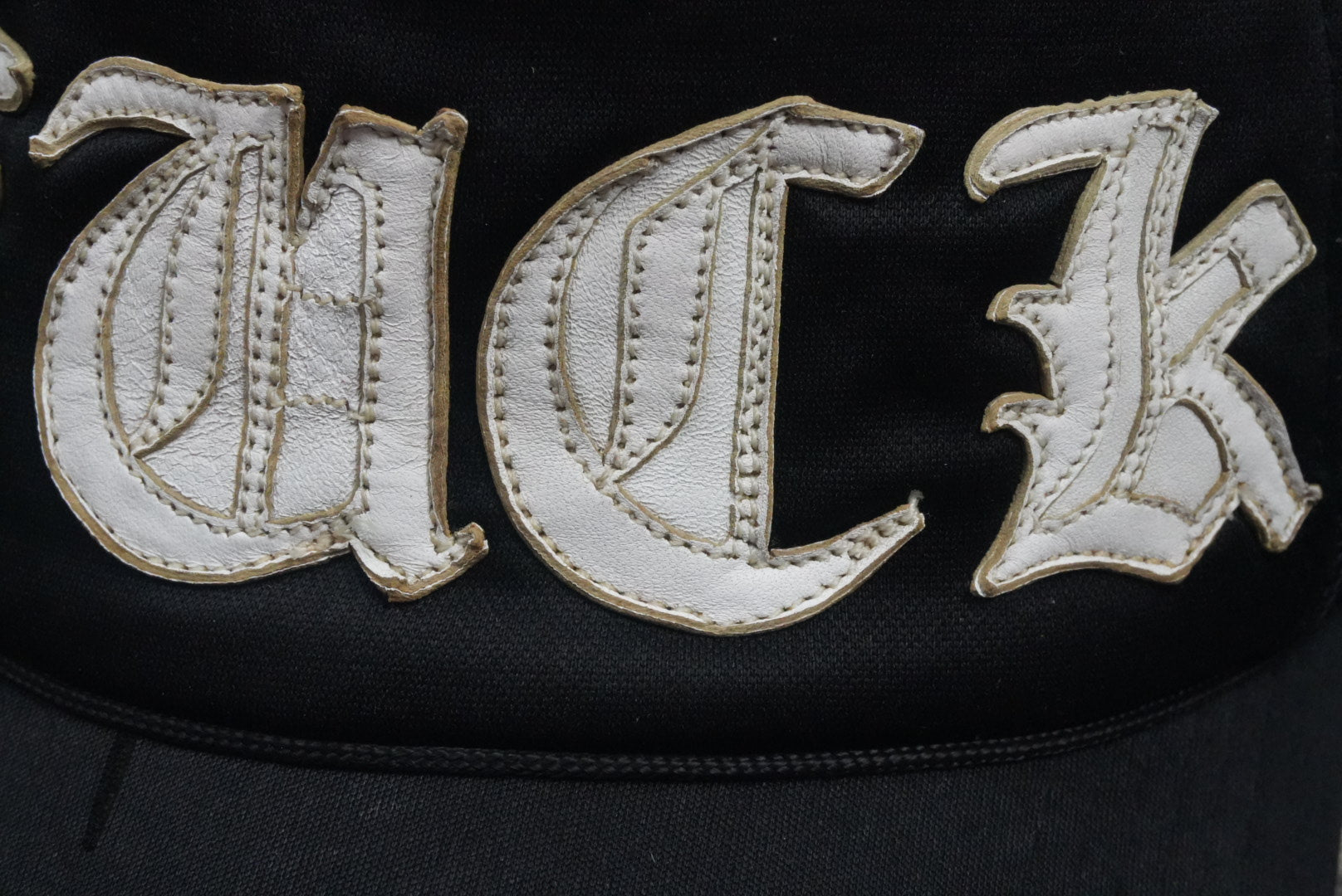 Chrome Hearts 90s Fuck leather patch hat