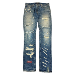 Undercover SS05 But Beautiful 60s Red Yarn Denim
