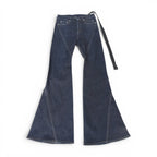 Rick Owens AW25 Concordians sample spiral bias bootcut denim