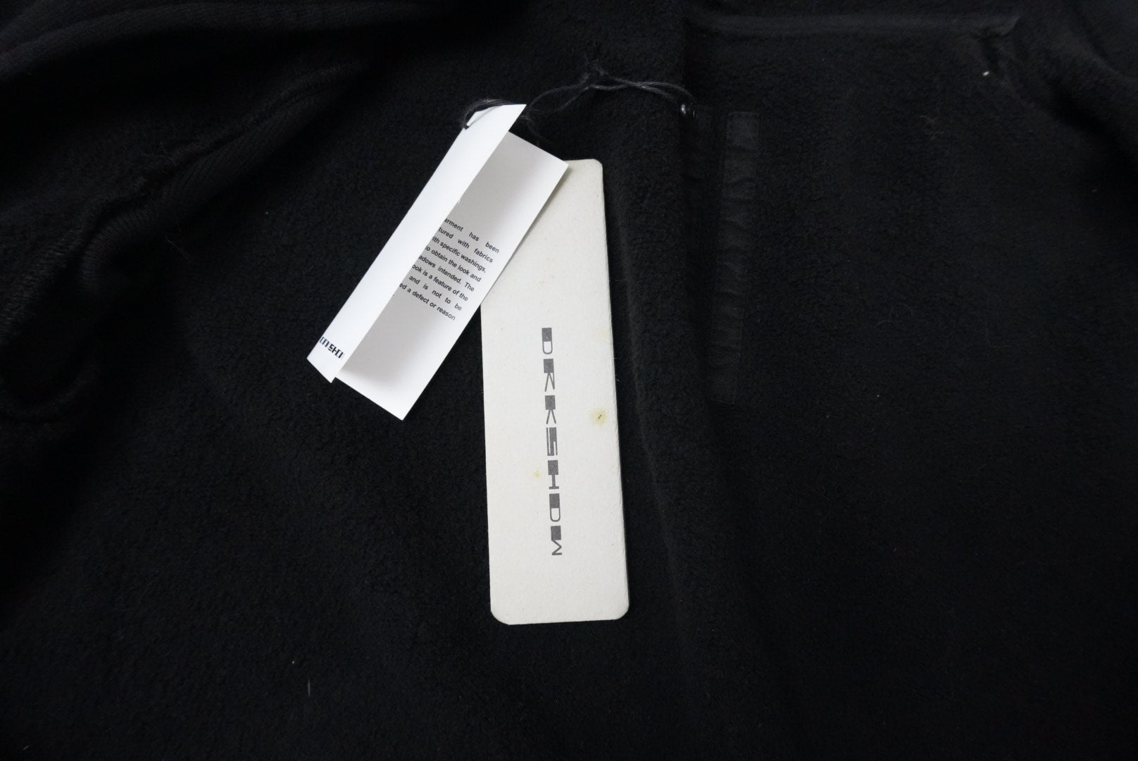 Rick Owens mountain/ninja hoodie sample