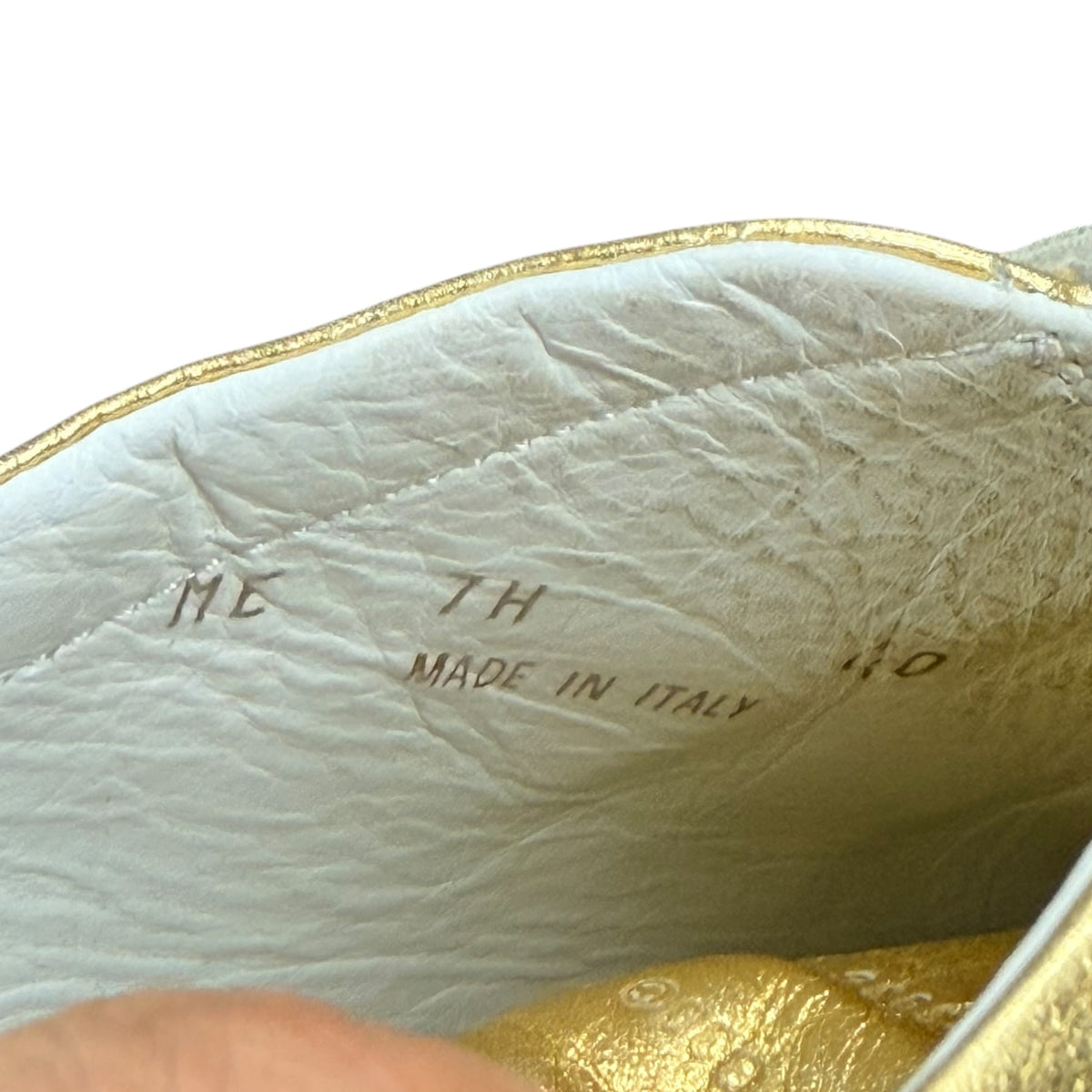 Dior AW07 Navigate Gold Straps Gats By Hedi Slimane