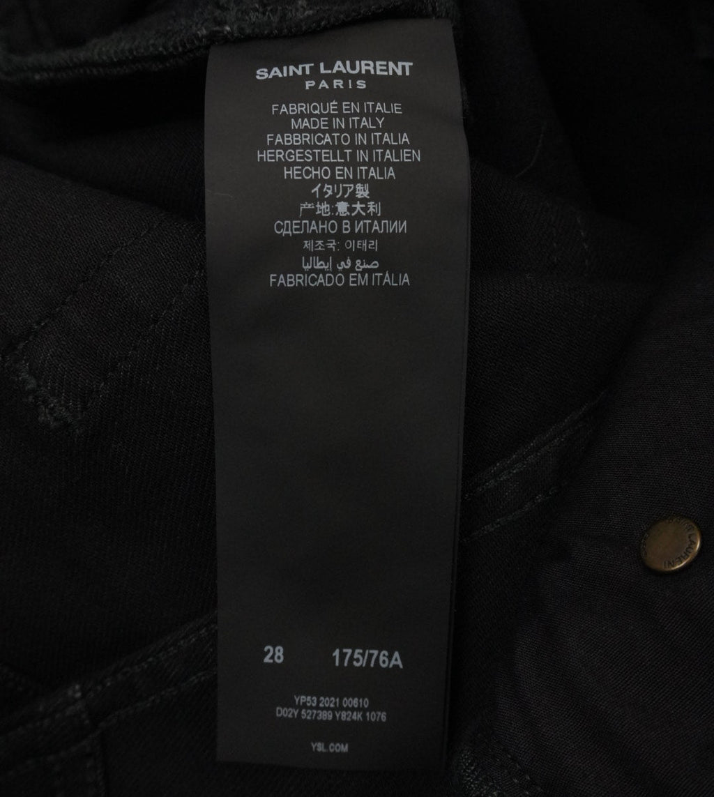 Saint Laurent 2021 waxed denim