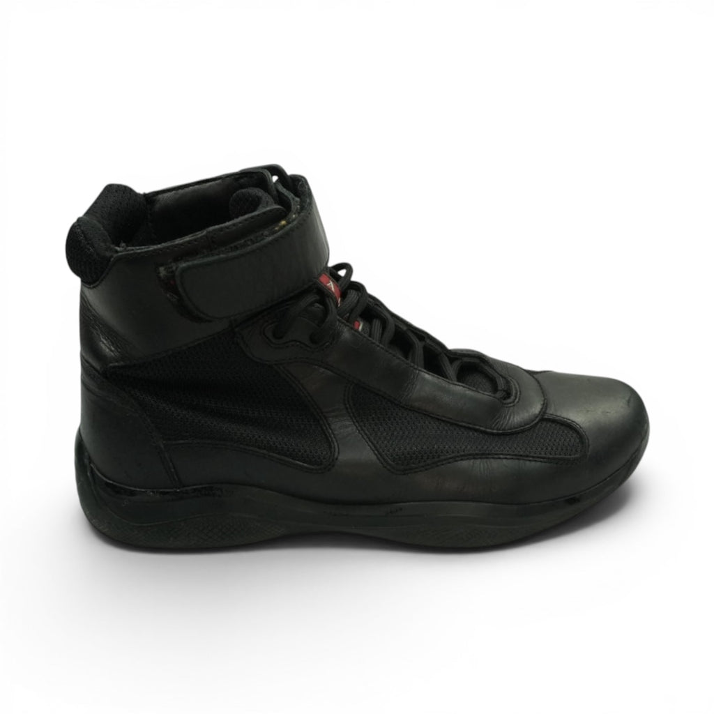 Prada americas cup high sneakers