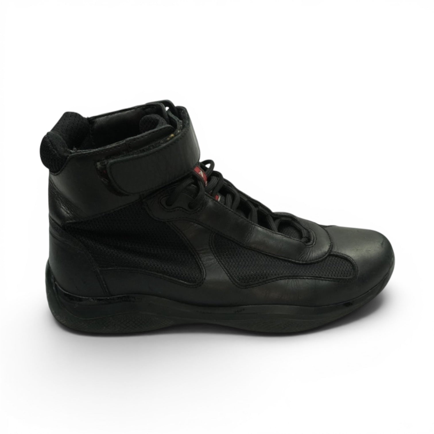 Prada americas cup high sneakers