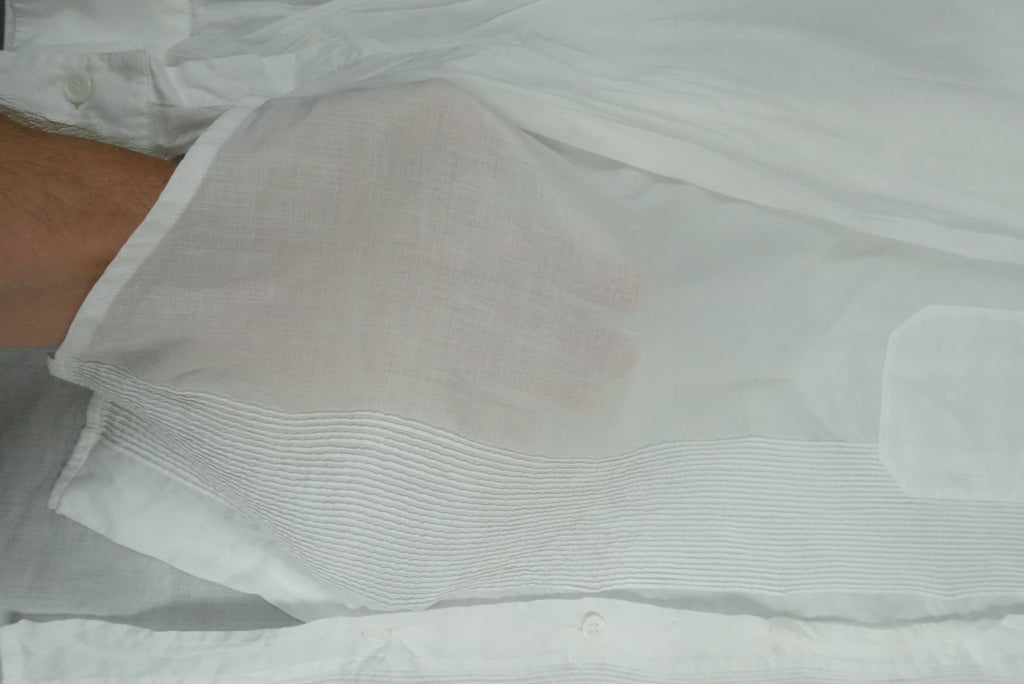 Dior SS06 semi transparent ribbed shirt