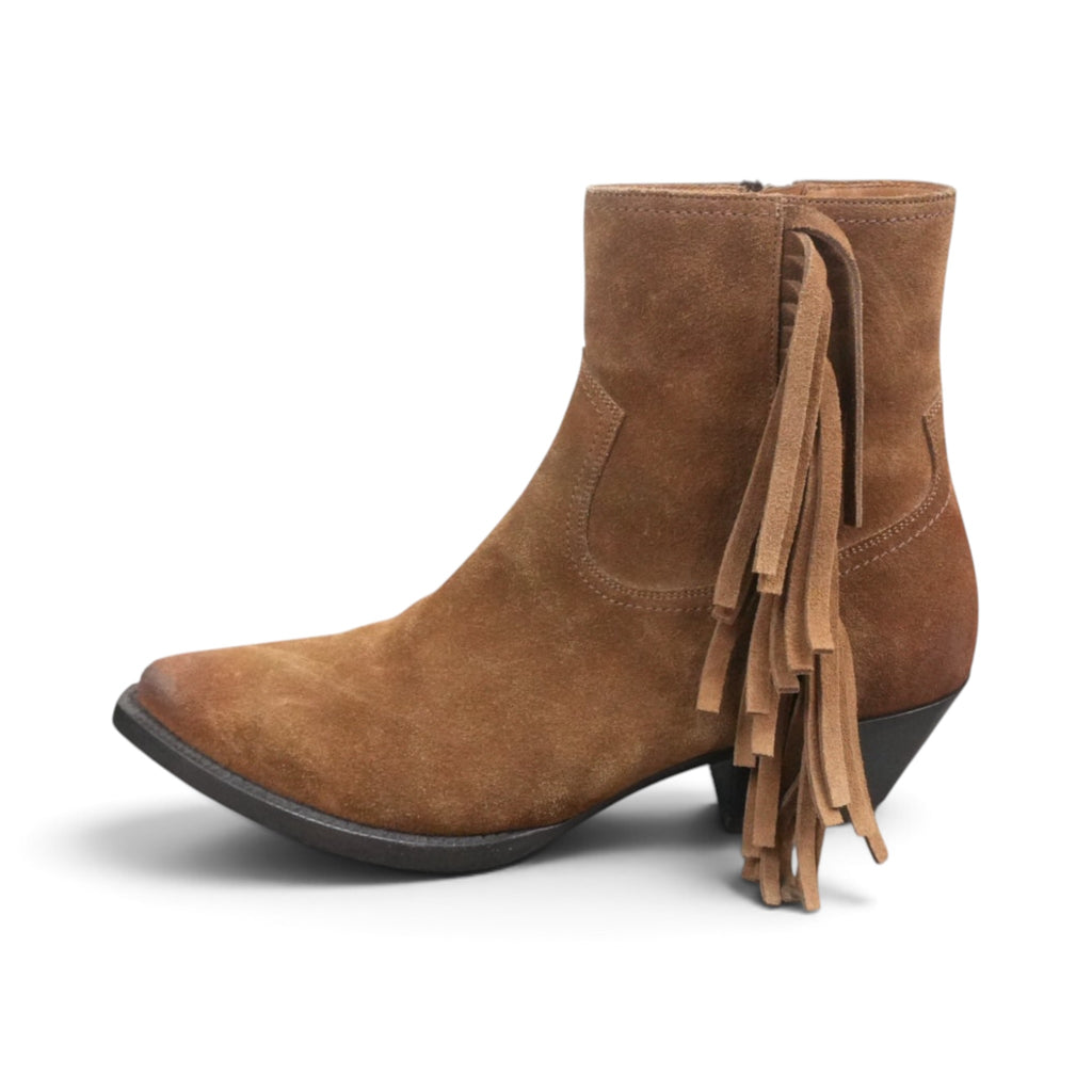 Saint Laurent SS19 Lukas fringed boots