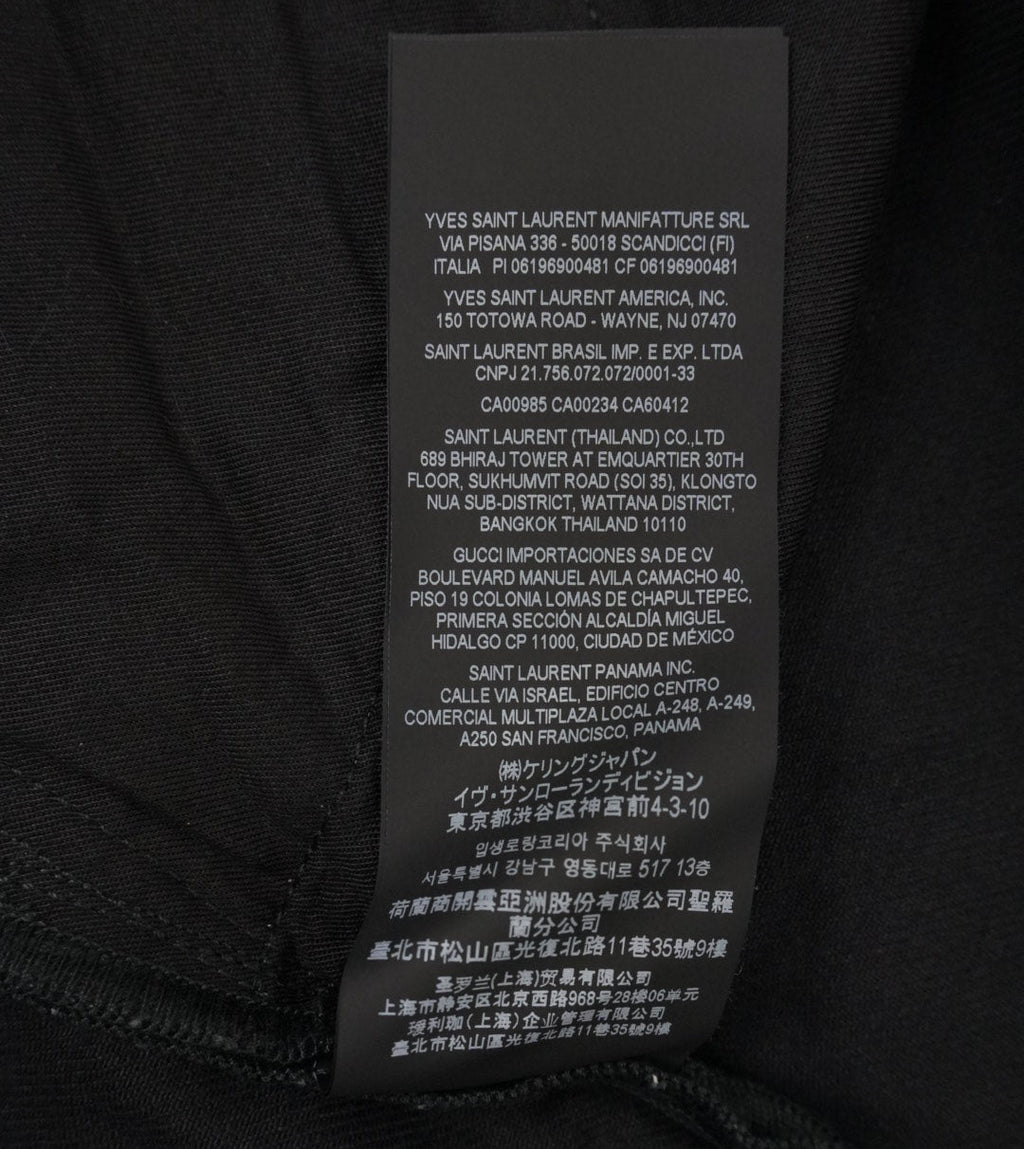Saint Laurent 2021 waxed denim