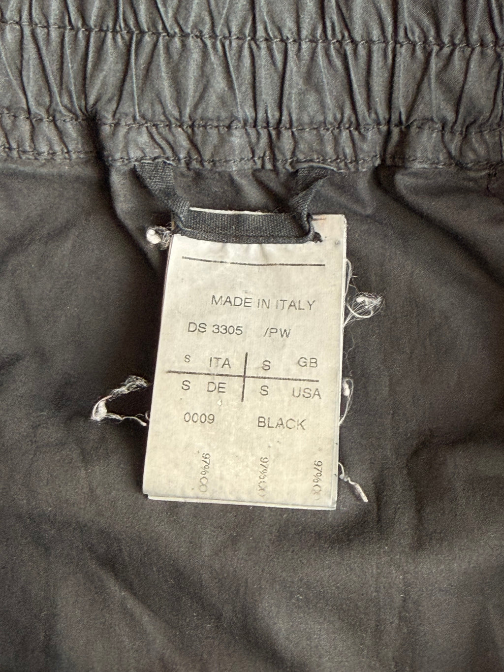 Rick Owens Olmar & Mirta waxed creatch cargo