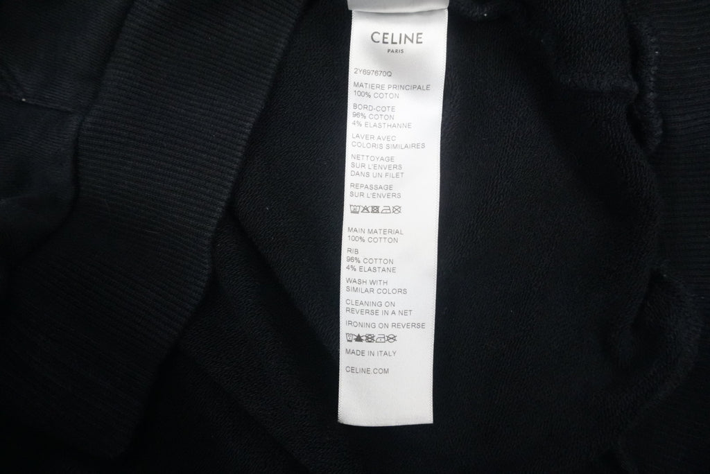 Celine SS22 Cosmic Cruiser safety pins hoodie