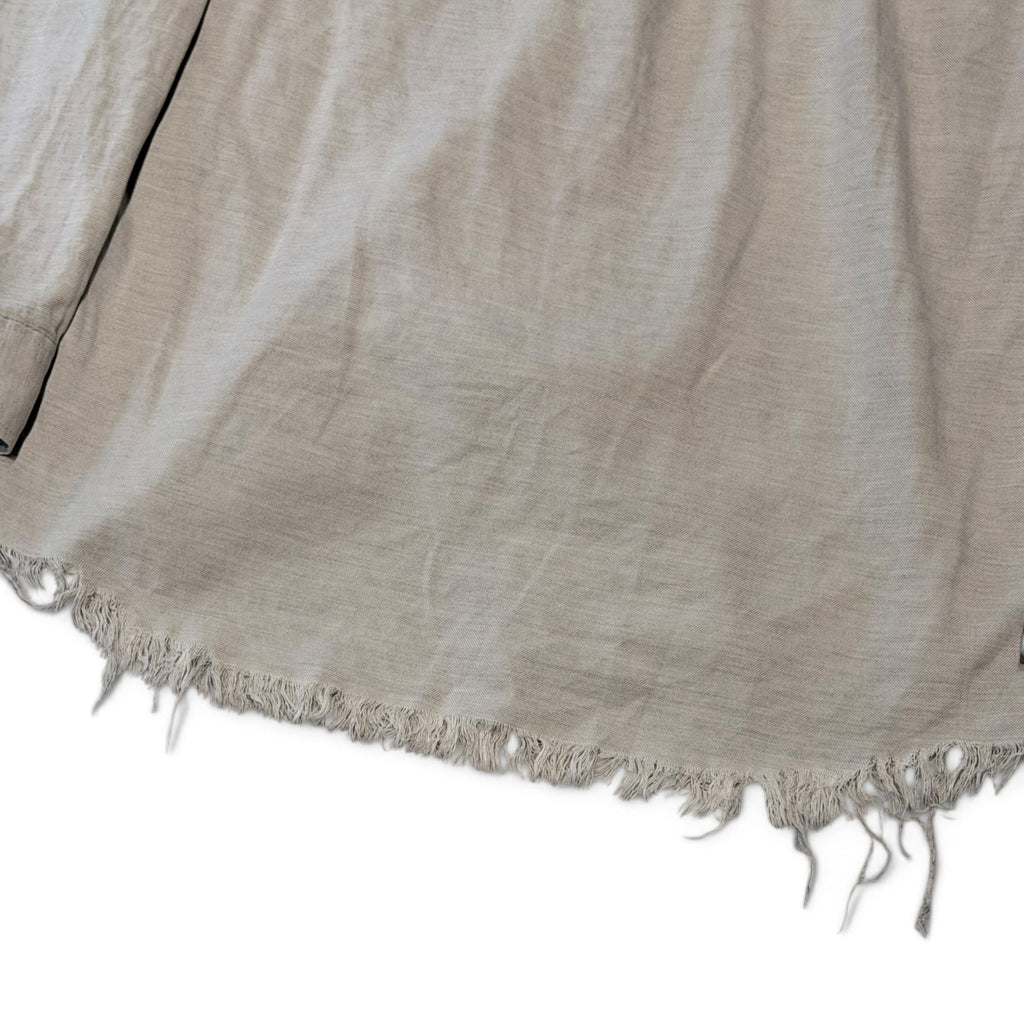 Raf Simons AW02 Virginia Creeper Hooded Frayed Shirt