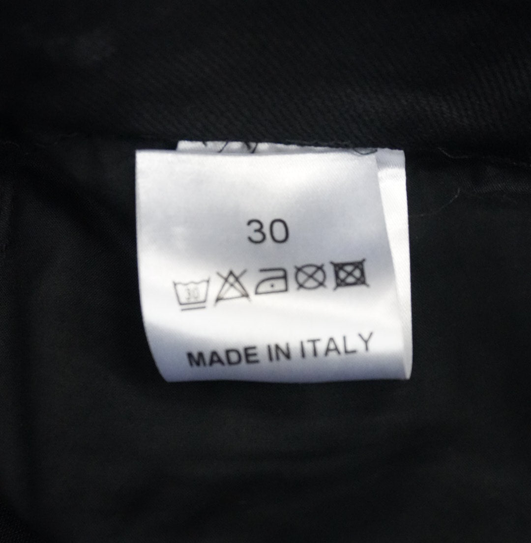 Raf Simons AW18 Christiane F. Patches waxed denim