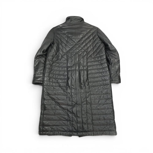 Dior AW03 Luster quilted leather coat