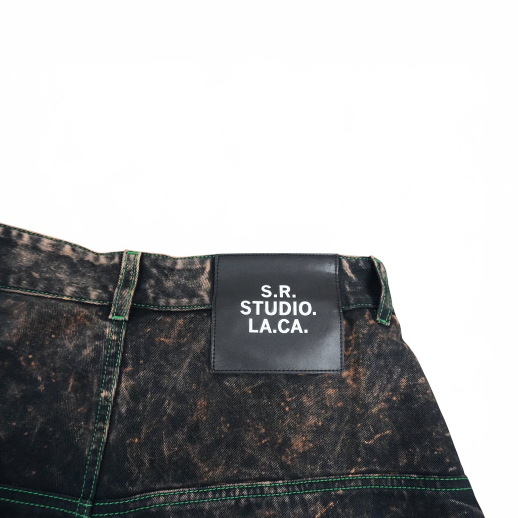 Sterling Ruby wide raver denim