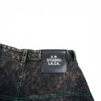 Sterling Ruby wide raver denim