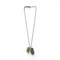 Maison Margiela sterling silver double dog tag necklace