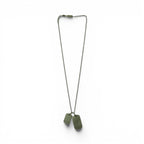 Maison Margiela sterling silver double dog tag necklace