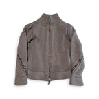 Dior AW03 Luster Wool Biker Heavy Sweater/Jacket