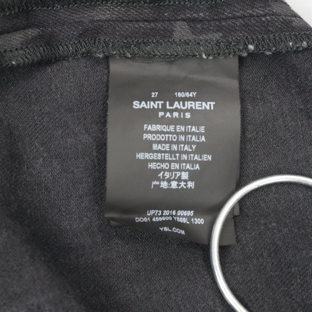 Saint Laurent 2016 stars print denim
