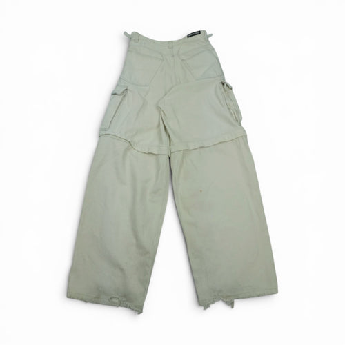 Balenciaga AW21 distressed white cargo