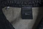 Dior SS03 Follow Me faded whiskered denim jacket