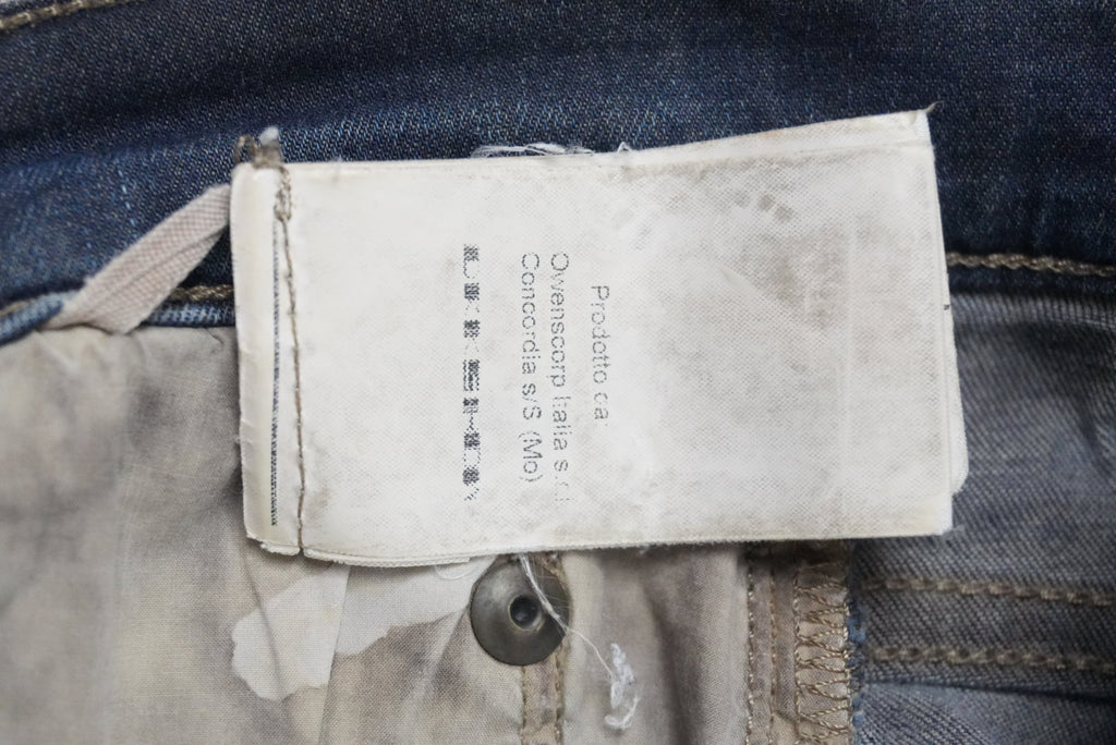 Rick Owens SS16 Cyclops torrence dark dust denim