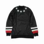 Givenchy SS15 stars leather sweatshirt