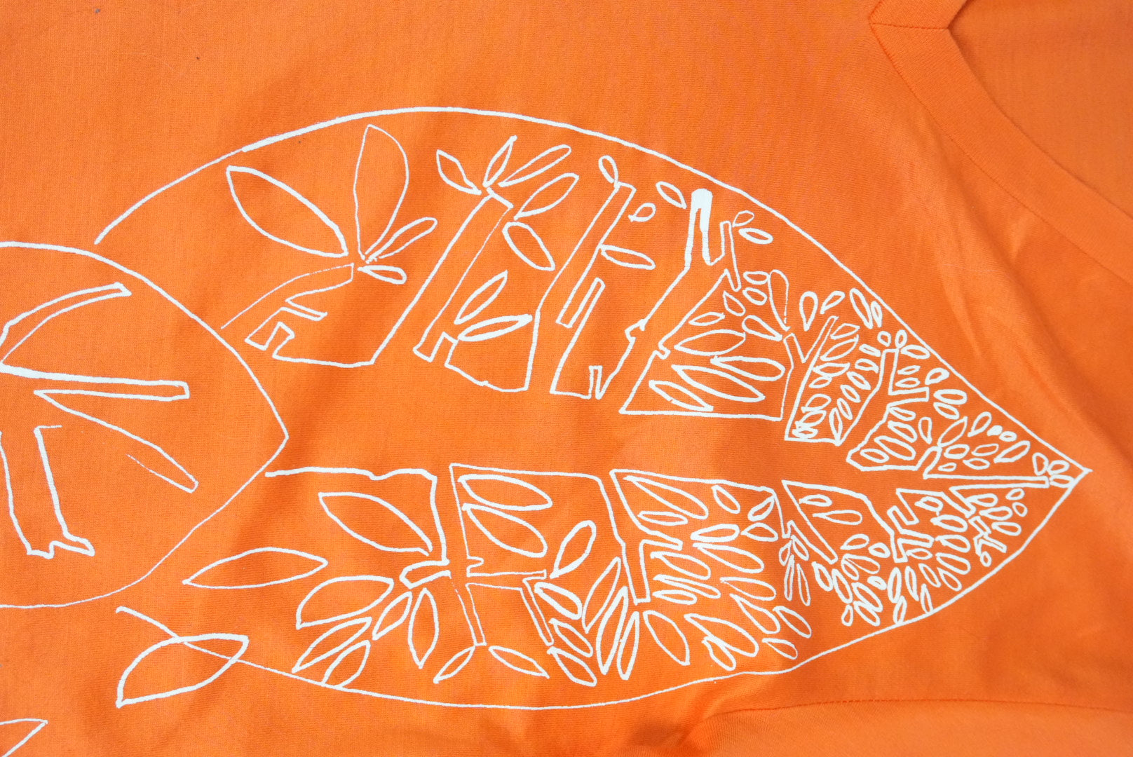 Dior SS09 abstract leaf t-shirt