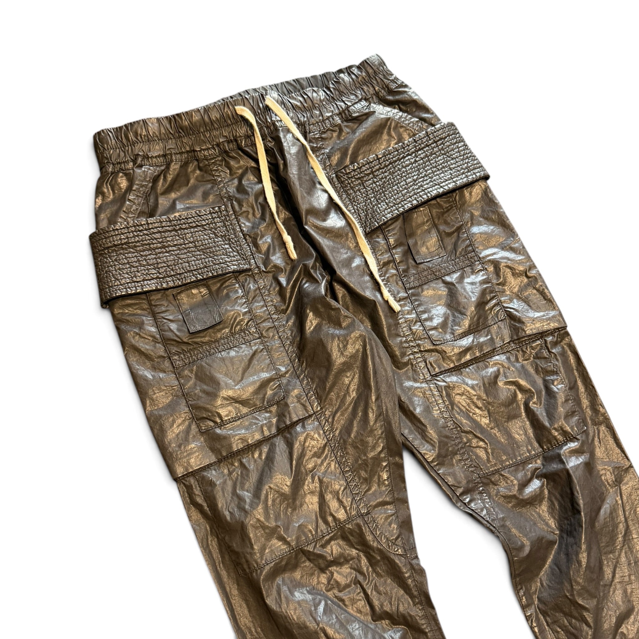 Rick Owens Olmar & Mirta waxed creatch cargo