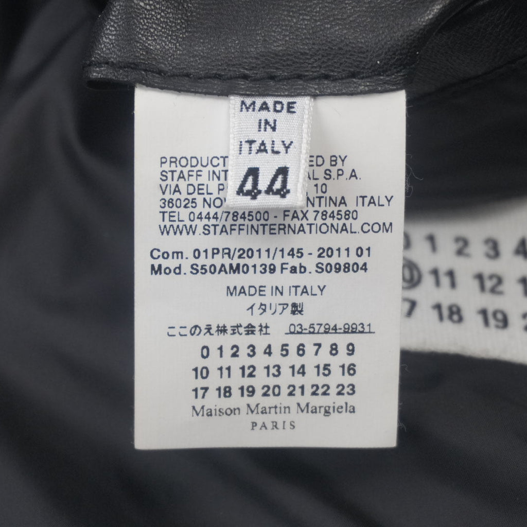 Maison Margiela SS11 Astro Biker Leather Jacket