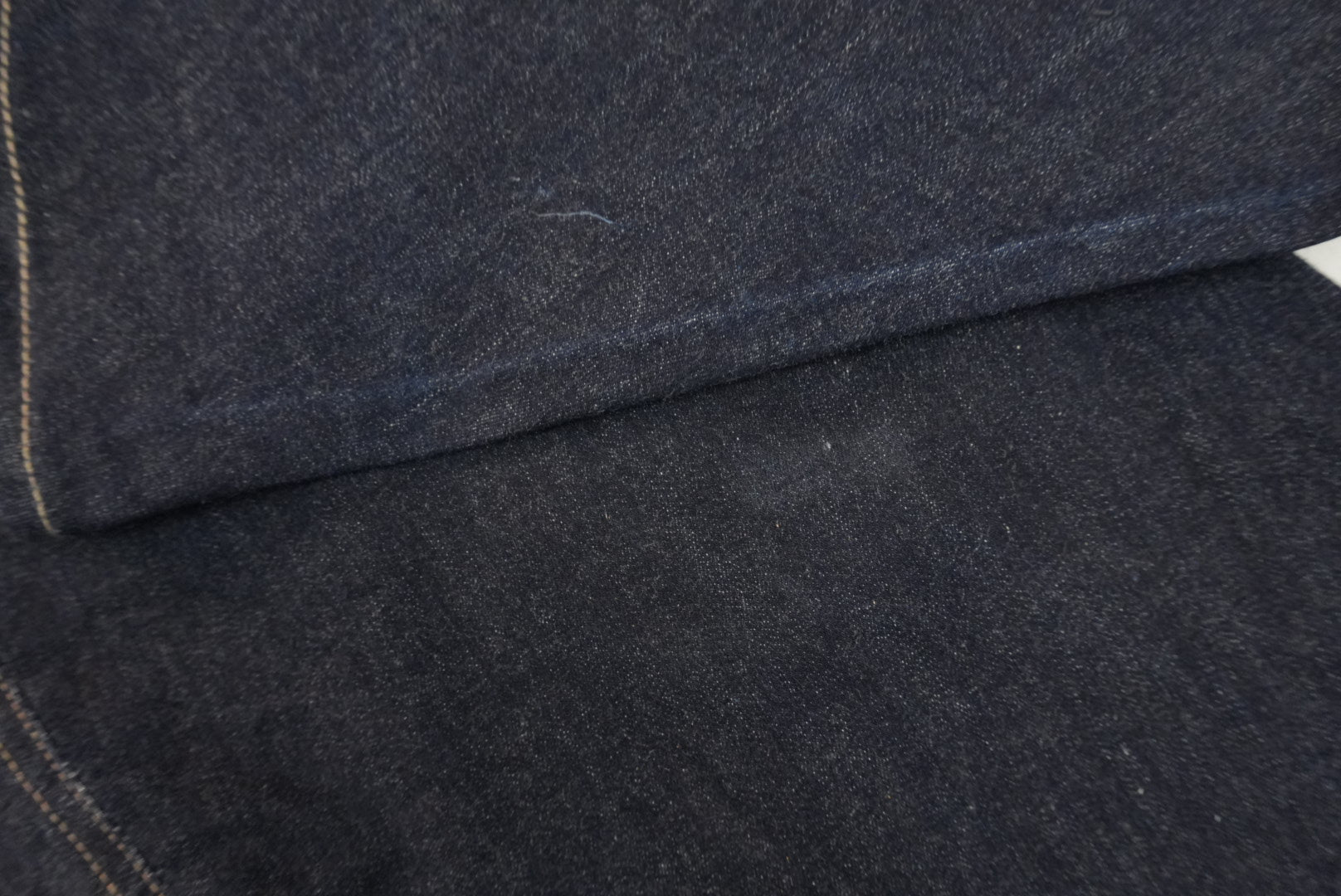 Rick Owens AW25 Concordians sample spiral bias bootcut denim