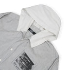 Raf By Raf Simons SS06 patches hooded shirt