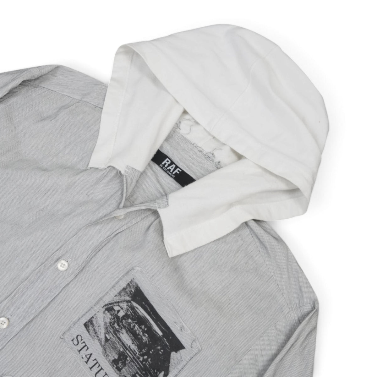 Raf By Raf Simons SS06 patches hooded shirt