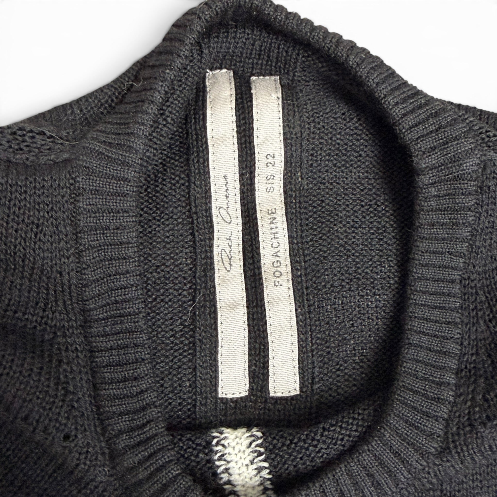 Rick Owens SS22 Fogachine biker level pullover