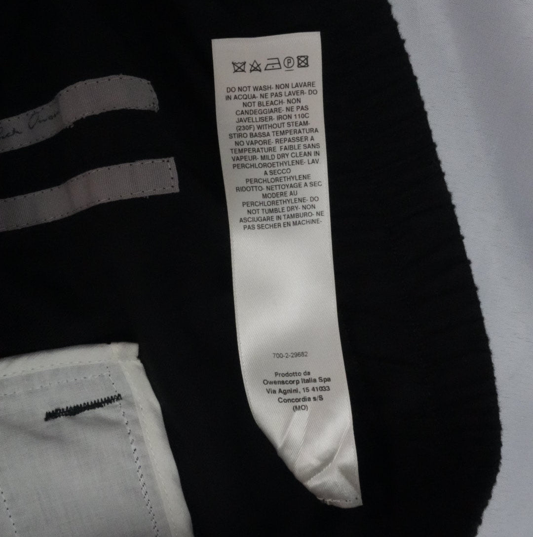 Rick Owens AW25 Concordians wool double cargo jumbo belas pants