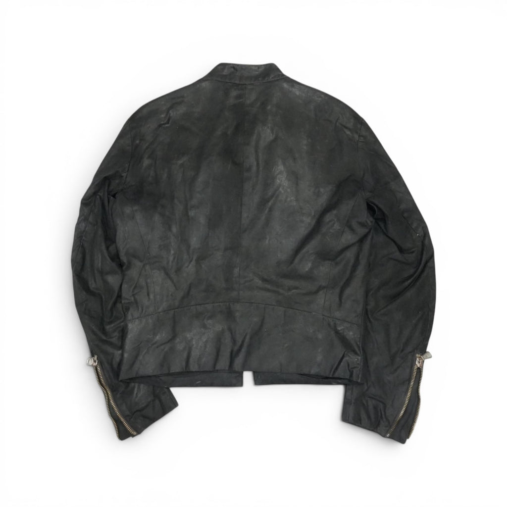 Maison Martin Margiela SS03 waxed 5 zip jacket