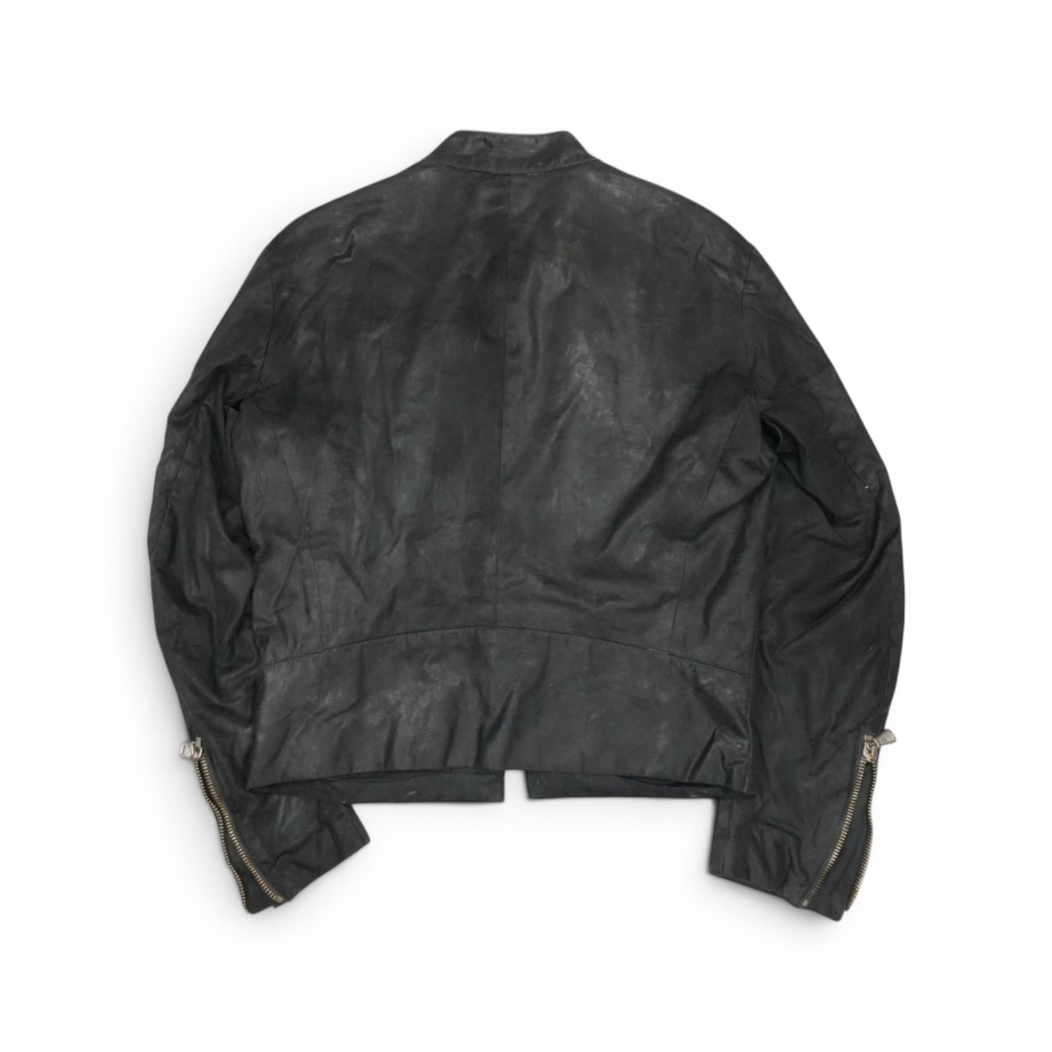 Maison Martin Margiela SS03 waxed 5 zip jacket